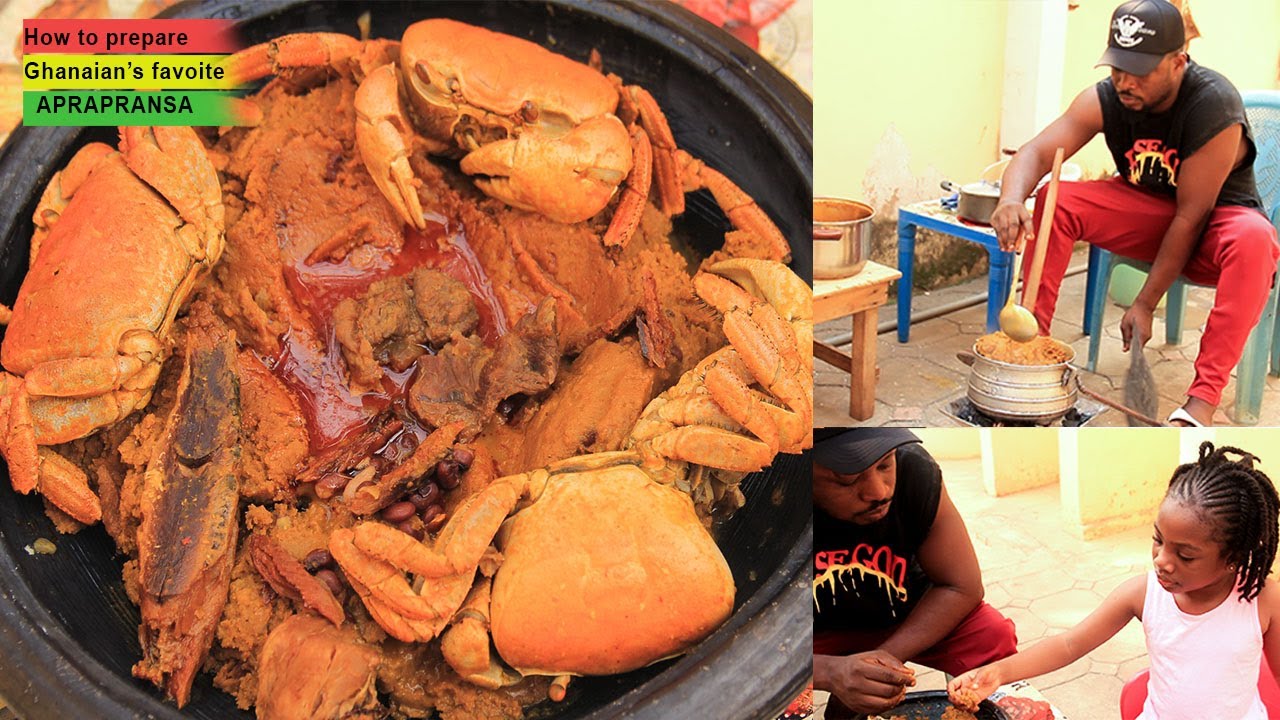 How to prepare Authentic Aprapransa/Akplidzii with Palmnut Soup Recipe/Traditional Ghanaian Delicacy