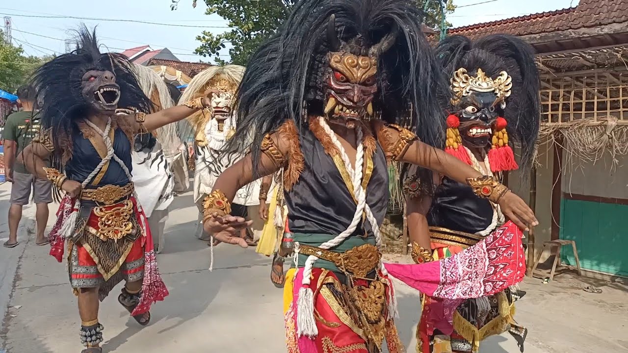 TERBARU !!! Arak arakan seni Barong & Reog Ponorogo Gembong Aji Joyo Live Desa Karang