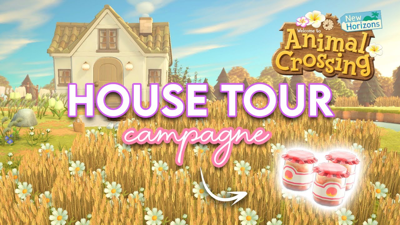 IDÉE DÉCO INTÉRIEURE POUR TA MAISON À LA CAMPAGNE + PLEIN D'ASTUCES 💐 - ANIMAL CROSSING NEW HORIZONS