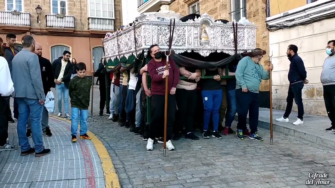 Traslado palio Esperanza (Cigarreras), Cádiz 2022