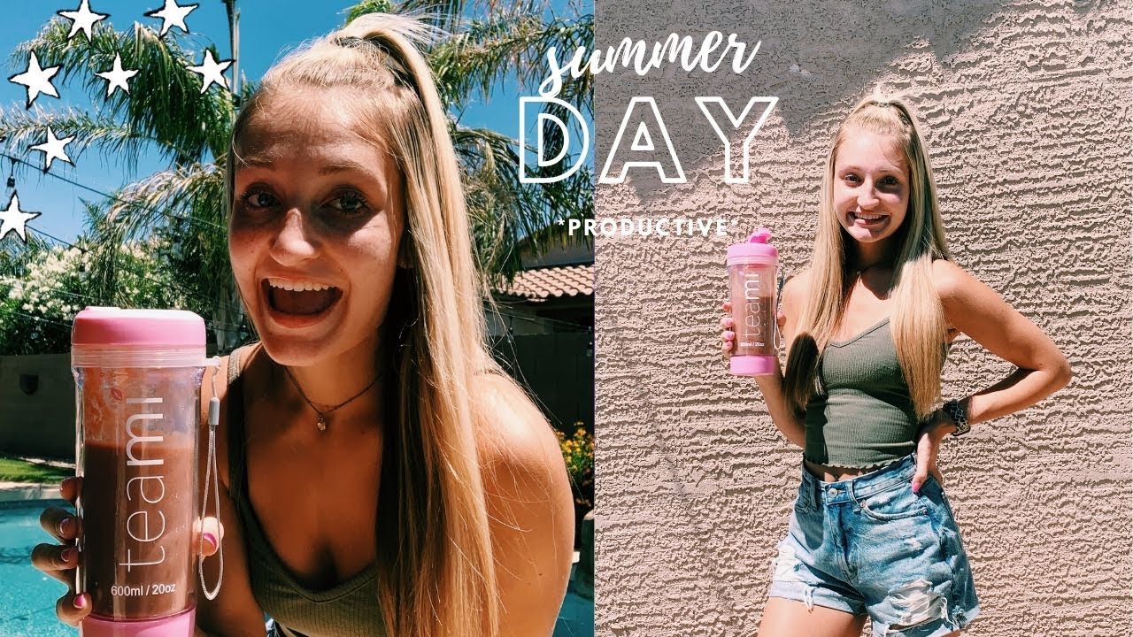 a *productive* summer day in my life!