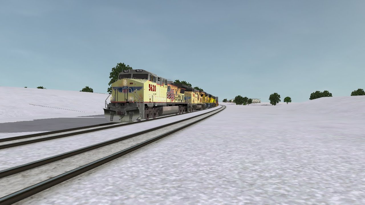 ORTS: High Speed UP C44ACCTE #5620 WB IG4TA-02 At Clinton, IA