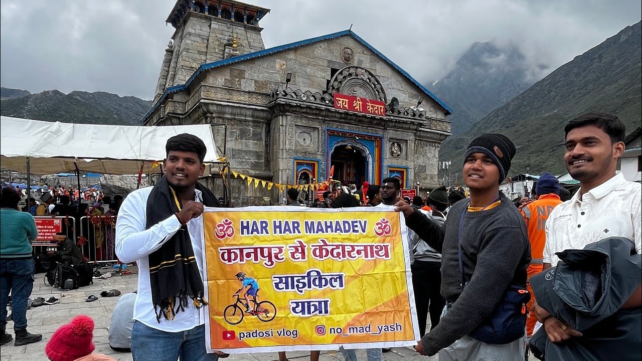 Finally Kedarnath Temple Pahunch Gaye *कानपुर से केदारनाथ साइकिल यात्रा हुई समाप्त* | JAI BABA KI |
