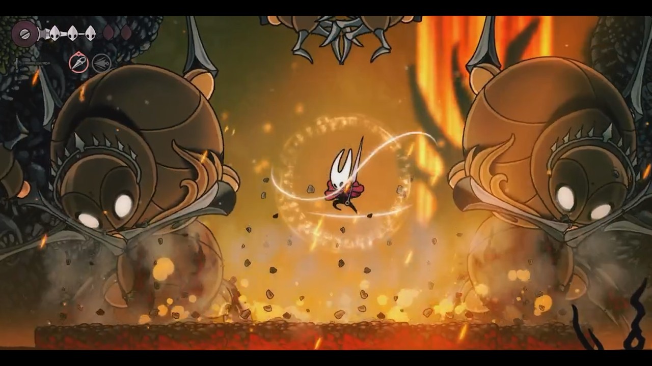 hollow knight silksong pero con jefes dobles la ciudadela