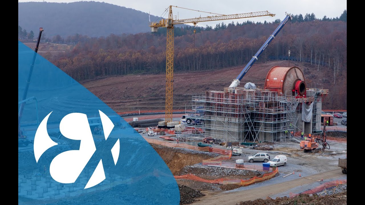 Skouries – Operation «Sag Mill»: The project of transport and installing, at fast forward