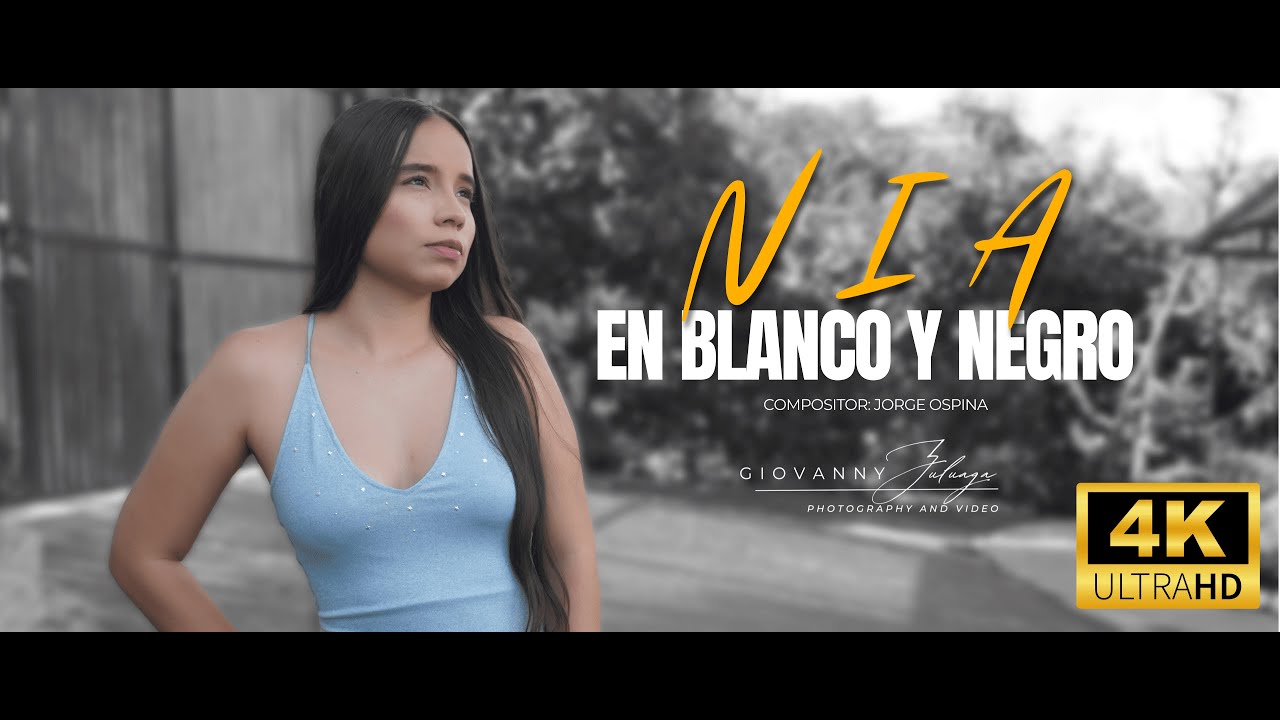 EN BLANCO Y NEGRO (NIA LA VOZ DULCE). VIDEO OFICIAL