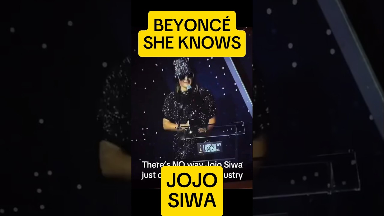 JoJo Siwa ‘thanks Beyoncé’ during speech at the Industry Dance Awards 