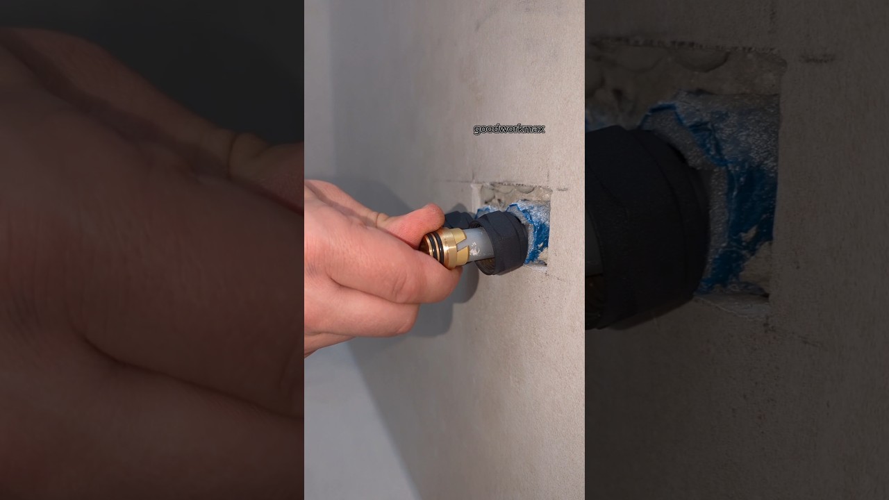 How to install a heated towel rail in a bathroom?