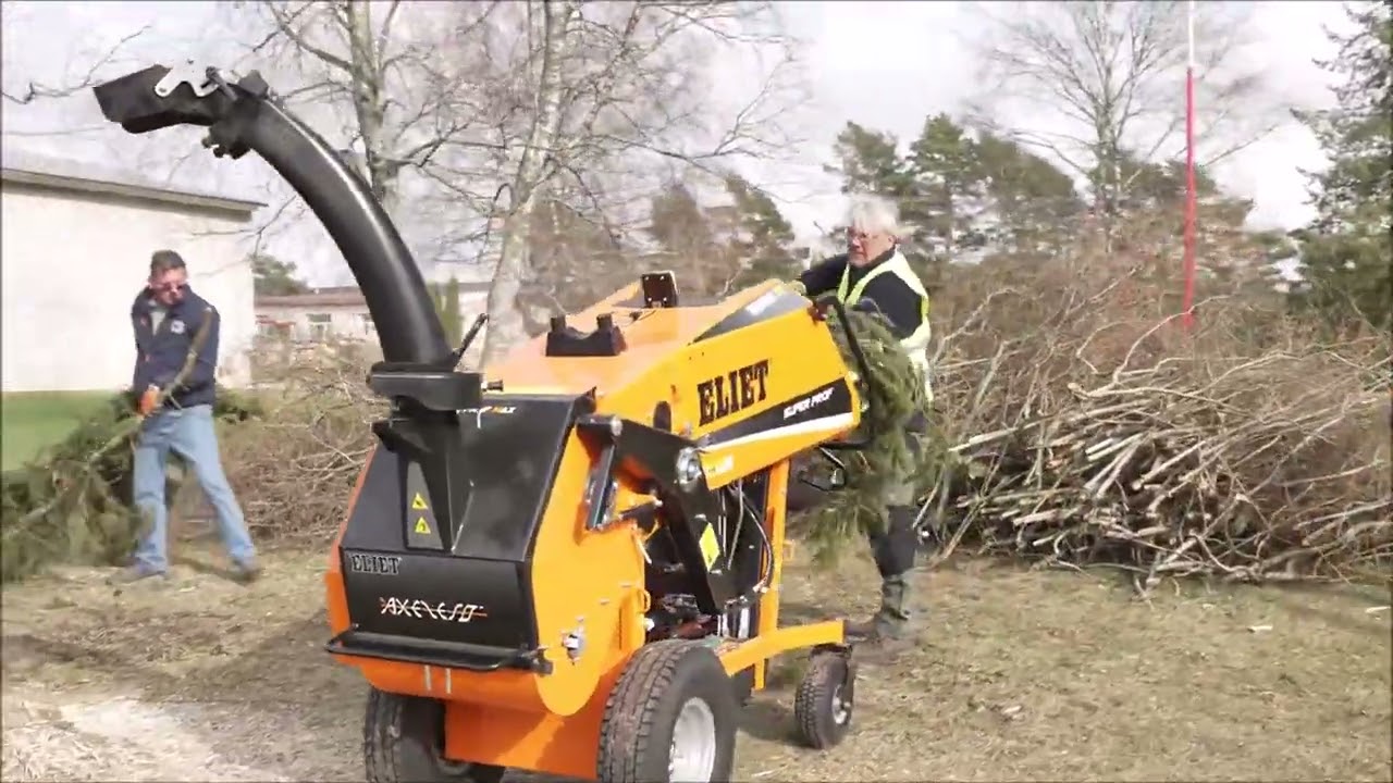 ELIET Super Prof green waste shredder