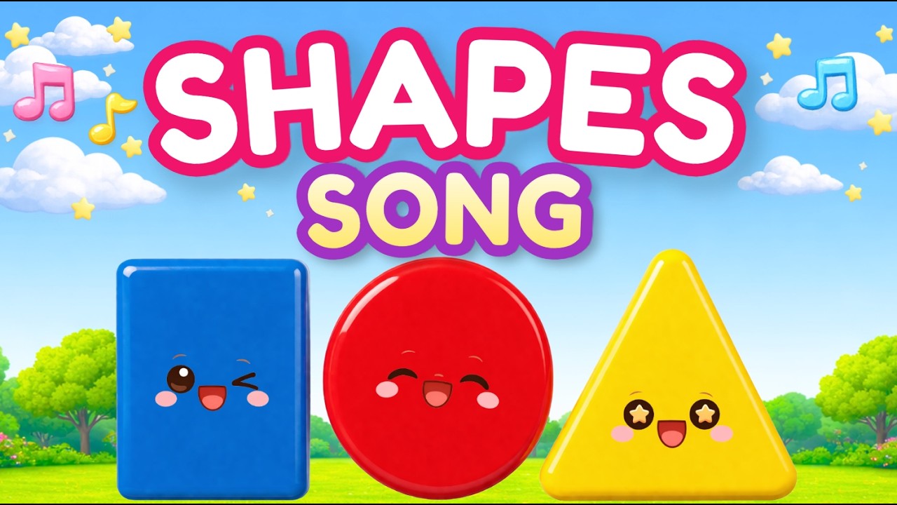 Shapes Song for Kids | Circle, Rectangle, Triangle