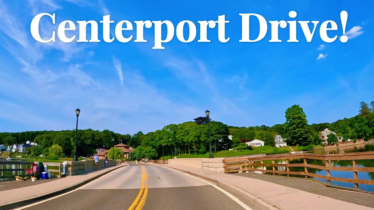 Driving Tour: Centerport, NY - Waterfront Gems and Cozy Streets - 4K