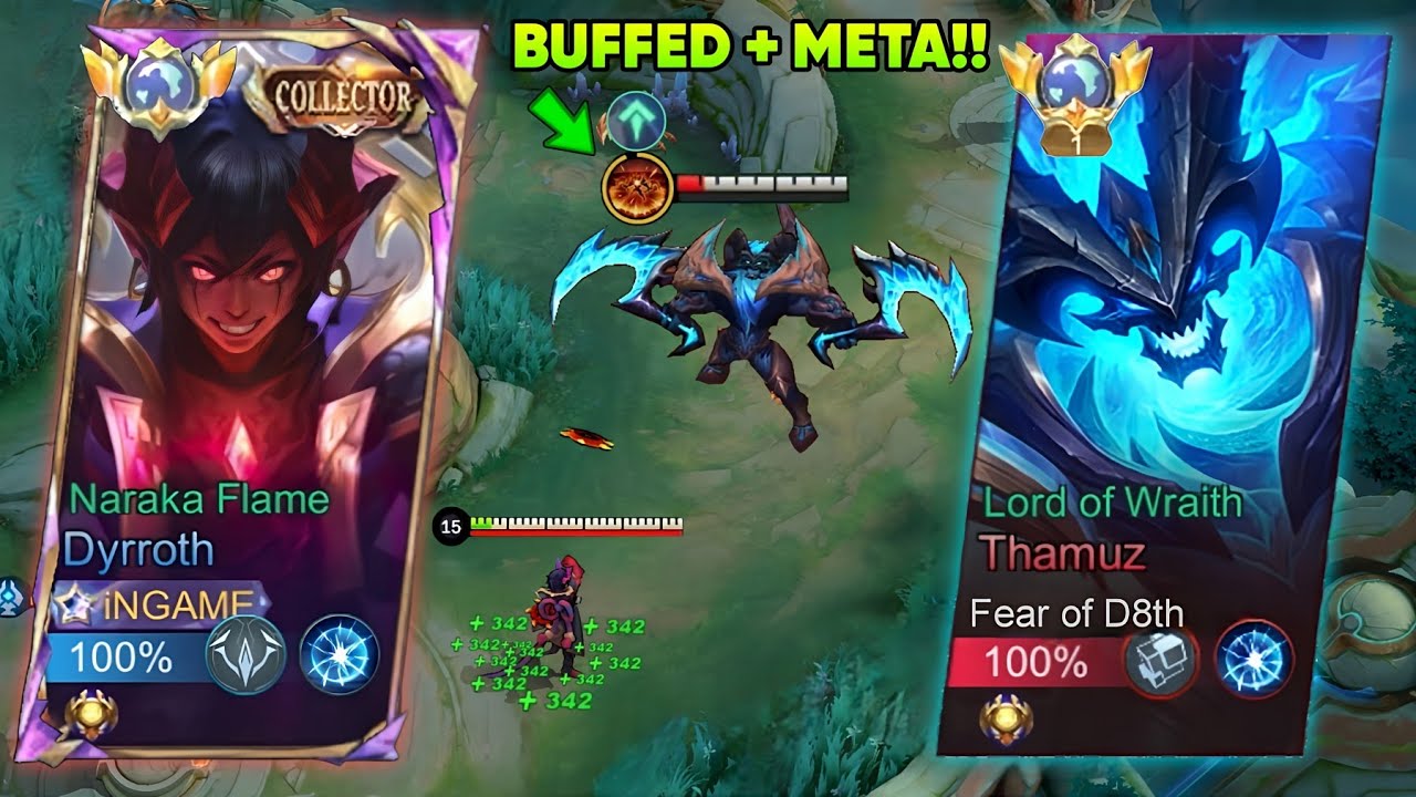 DYRROTH BEST EFFECTIVE WAY TO DEAL AGAINST BUFFED THAMUZ | TIPS EXPLAINED TUTORIAL!!🔥 - MLBB