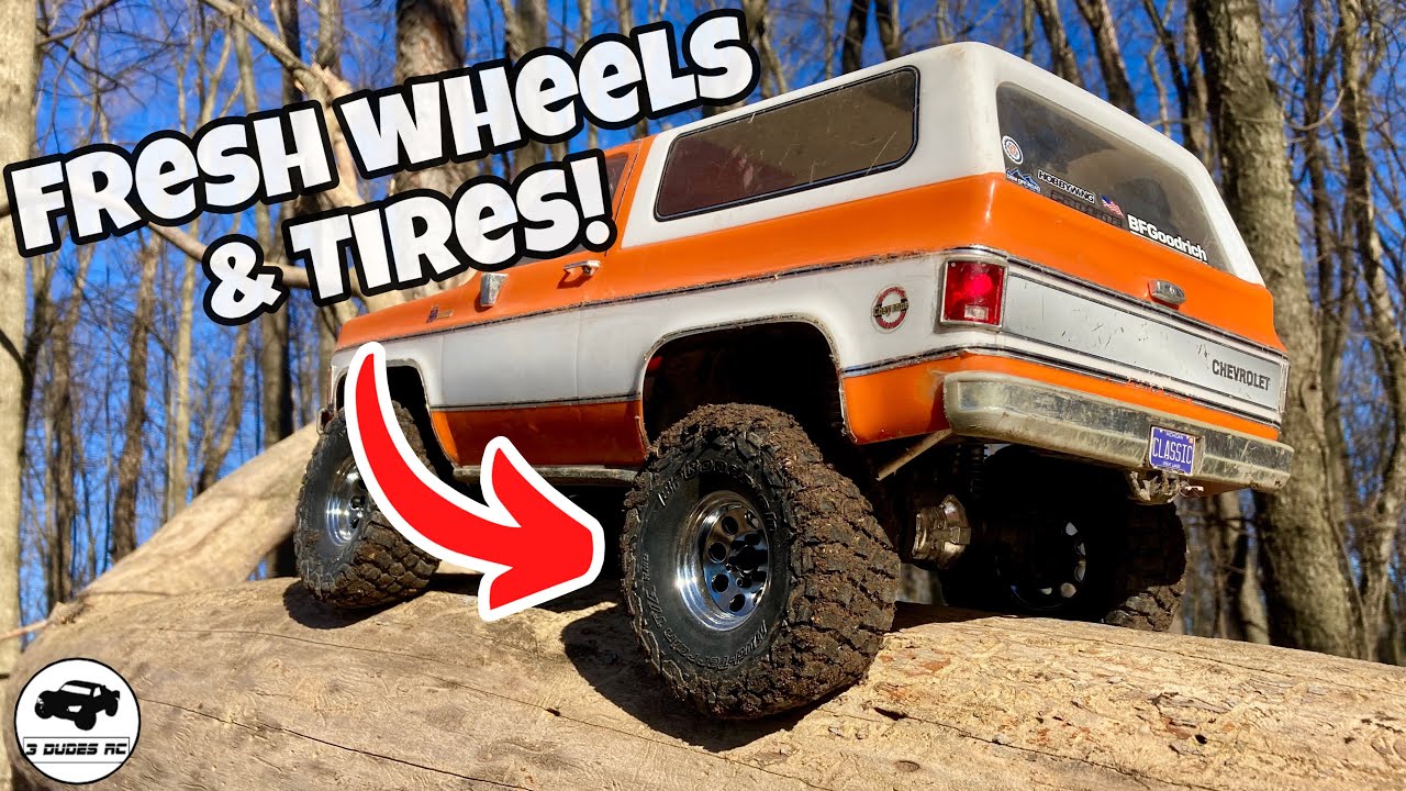 New Wheels And Tires For TRX4 Blazer!