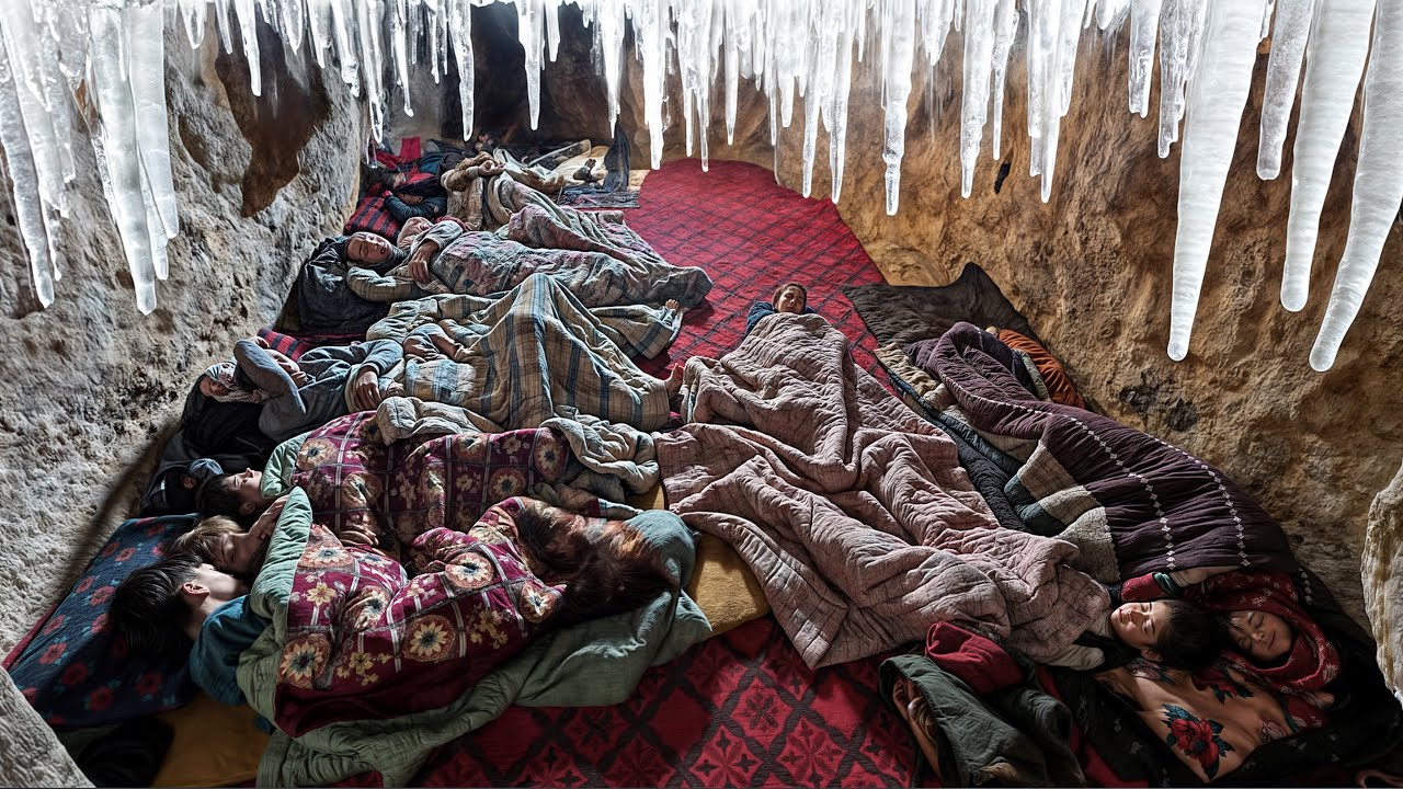 Daily Survival Routine of Mountain People: Living and Cooking in -63&deg;C | Village Life
