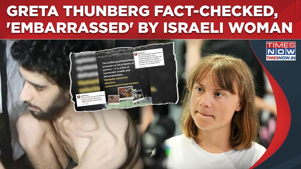 Israeli Woman 'Embarrasses' Greta Thunberg Publicly With Fact-Check: Watch How| Lies Exposed?