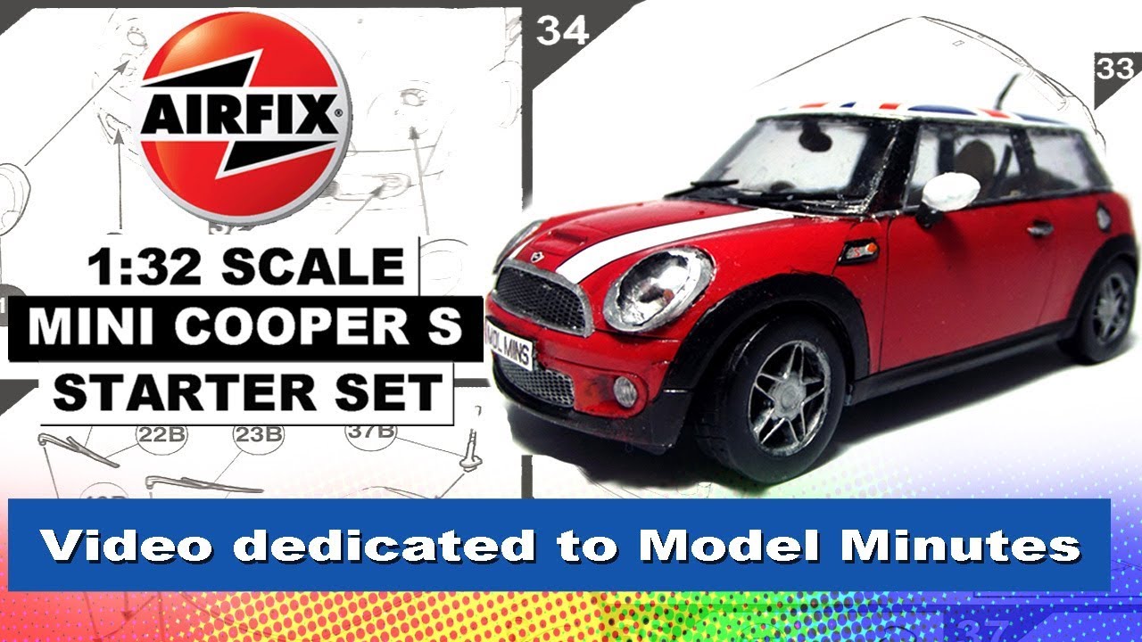 Airfix 1/32 Scale Mini Cooper Starter Set ( Model Minutes Tribute Build)