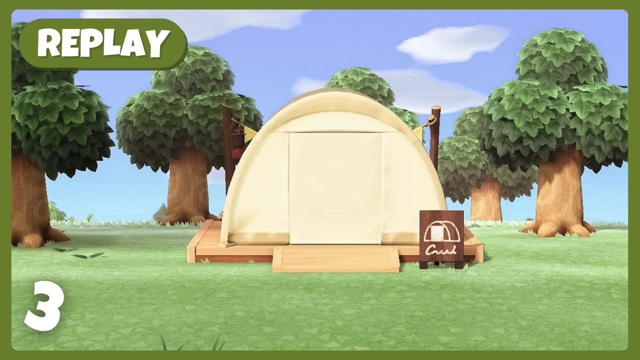 ACNH •  CAMPING ET CHASSE 🏕️ #3⎜Midori ⋆˙⊹