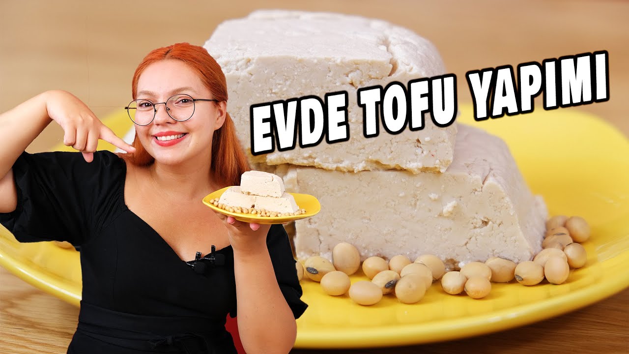 TOFU TARİFİ 😋 UZAKDOĞU'NUN EN POPÜLER PEYNİRİNİ YAPTIM 😎