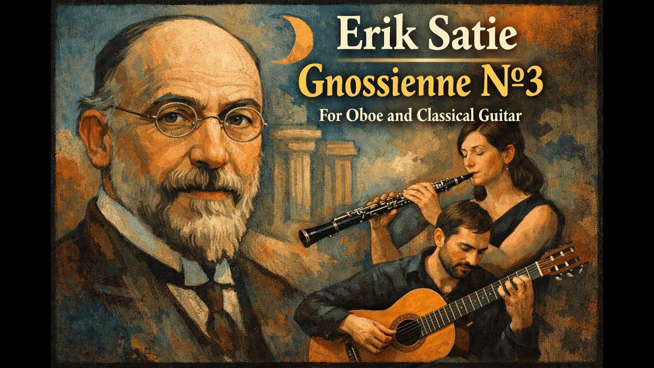 Erik Satie - Gnossienne Nº3. For Oboe and Classical Guitar.