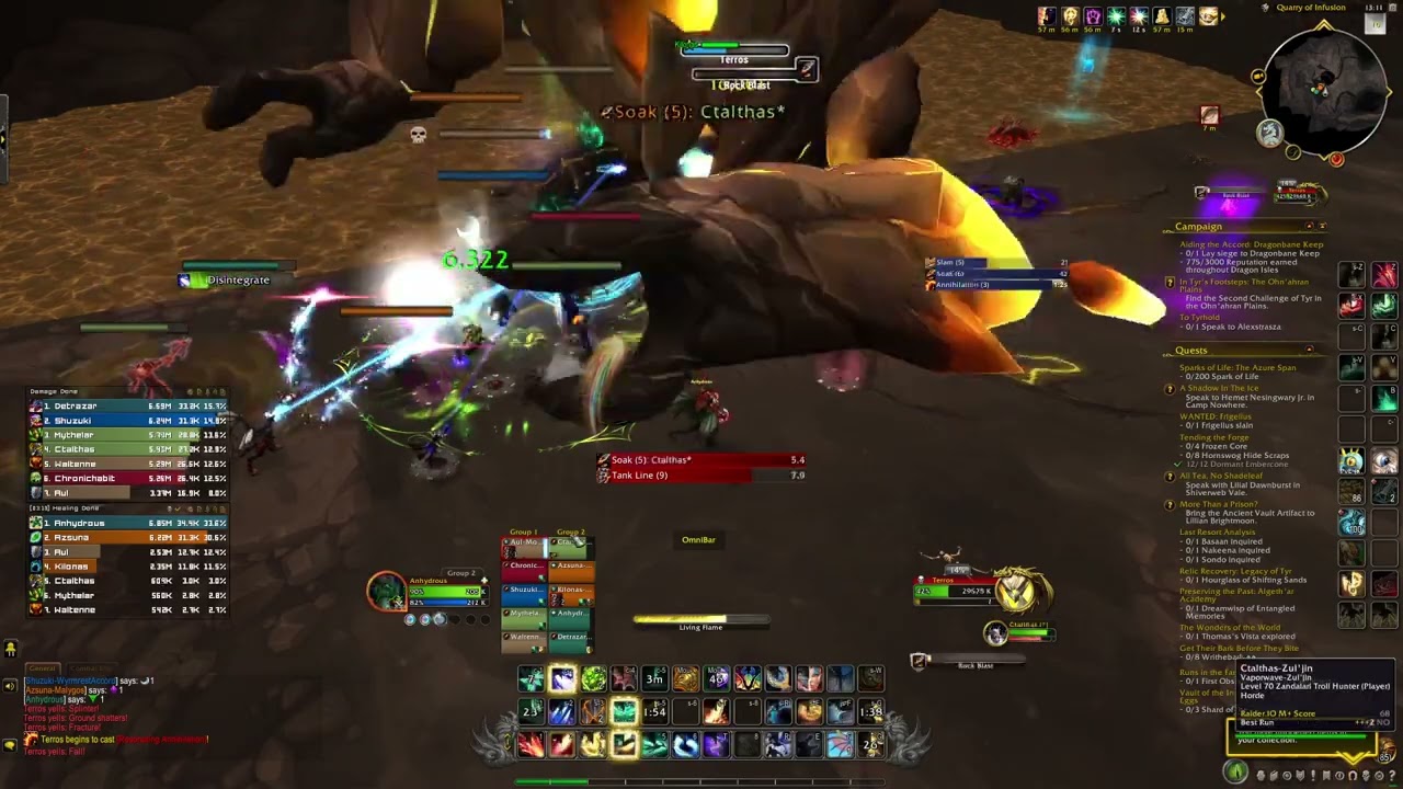 WoW DF - Preservation Evoker PoV - Terros (Normal, PUG)
