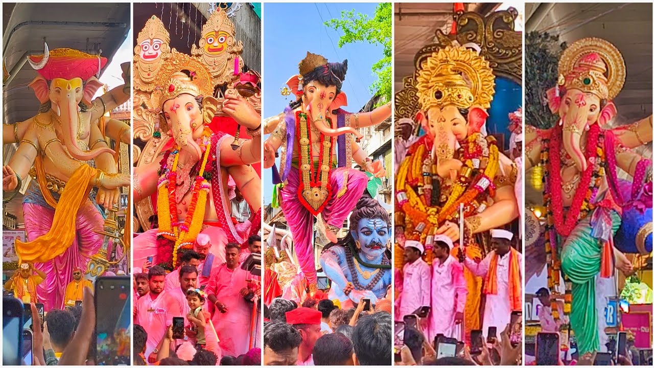 Mumbai Ganpati MahaVisarjan Miravnuk 2024 | Ganesh Galli | Lalbaug | Chintamani | Yash Chavan Vlogs