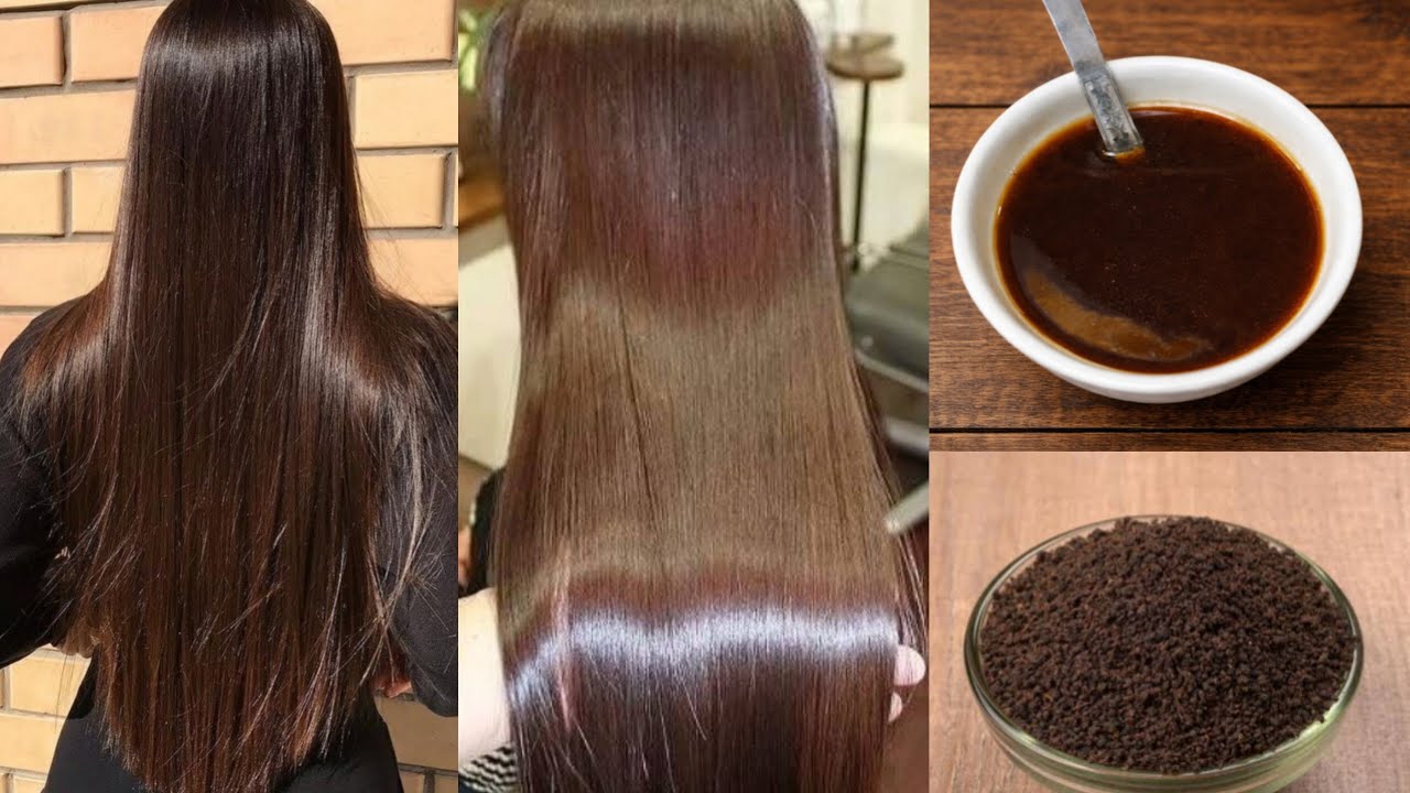 🤩Mix 1 thing in black tea for dark brown hair dye and faster hair growth 🔥