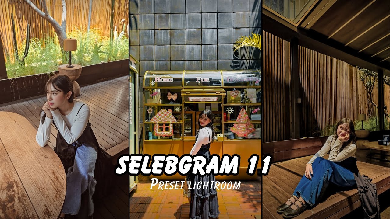 FREE 100 PRESET LIGHTROOM TERBARU 2026 | SELEBGRAM 11 | LIGHTROOM TUTORIAL