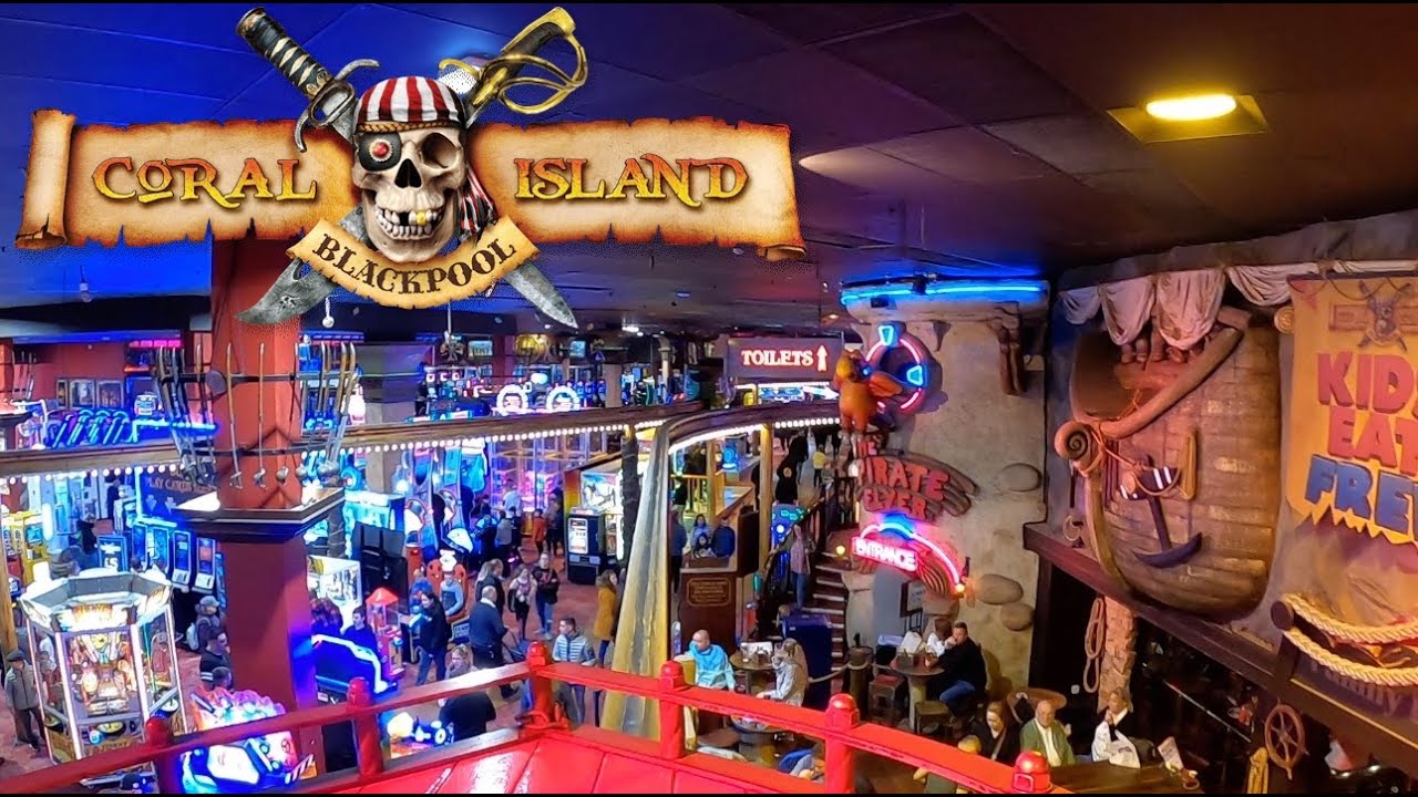 Pirate Flyer Indoor Monorail - Coral Island Family Arcade Blackpool