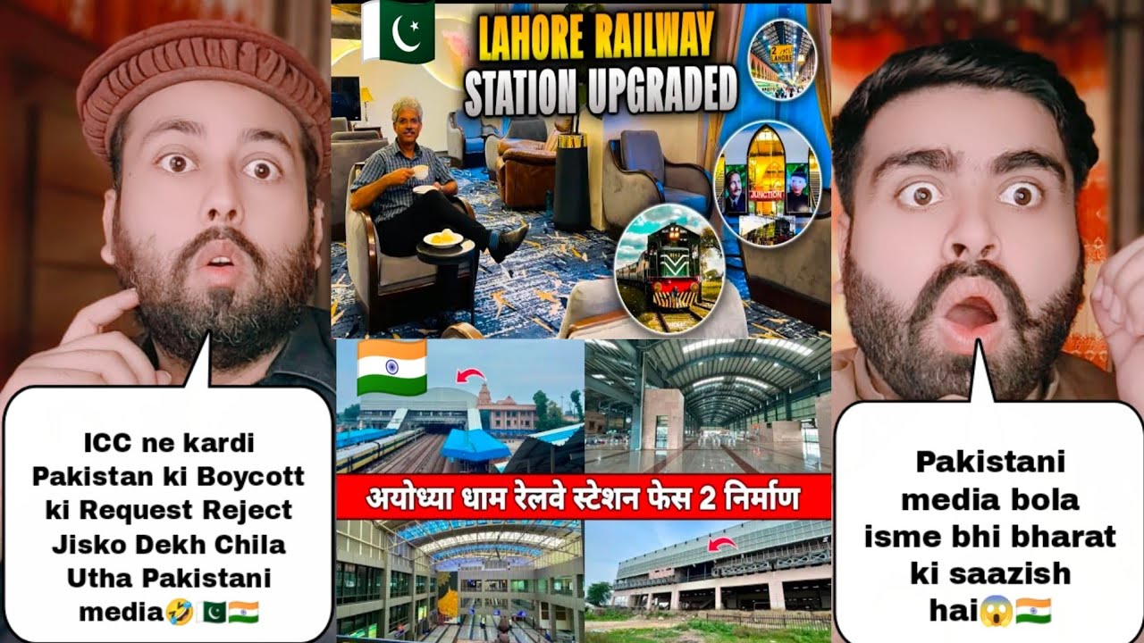 Redeveloped Railway Station In India Vs Redeveloped Railway Station In Pakistan 