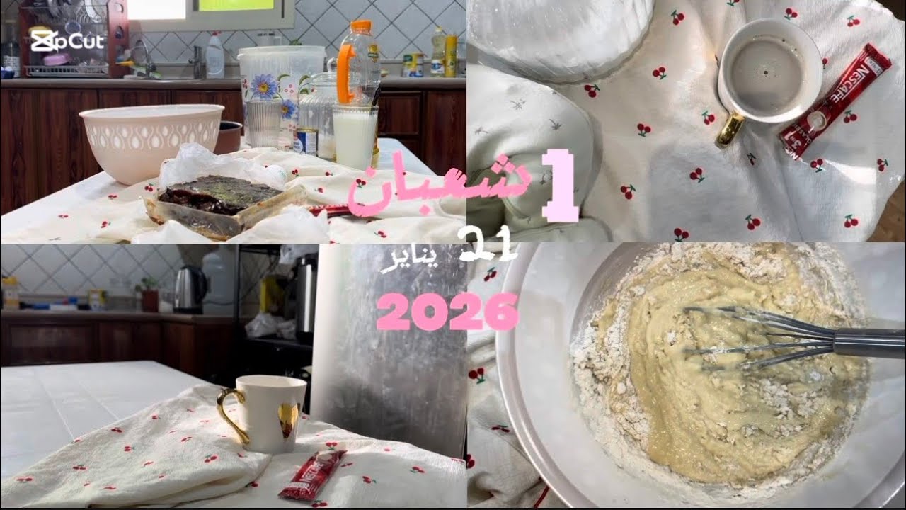 اول فديو🎉كيكه التمر🥮وحديث لطيف💗