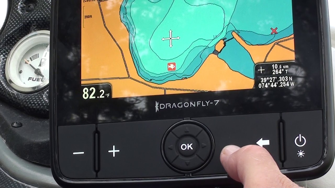 Dragonfly Depth finder- Adding Way points