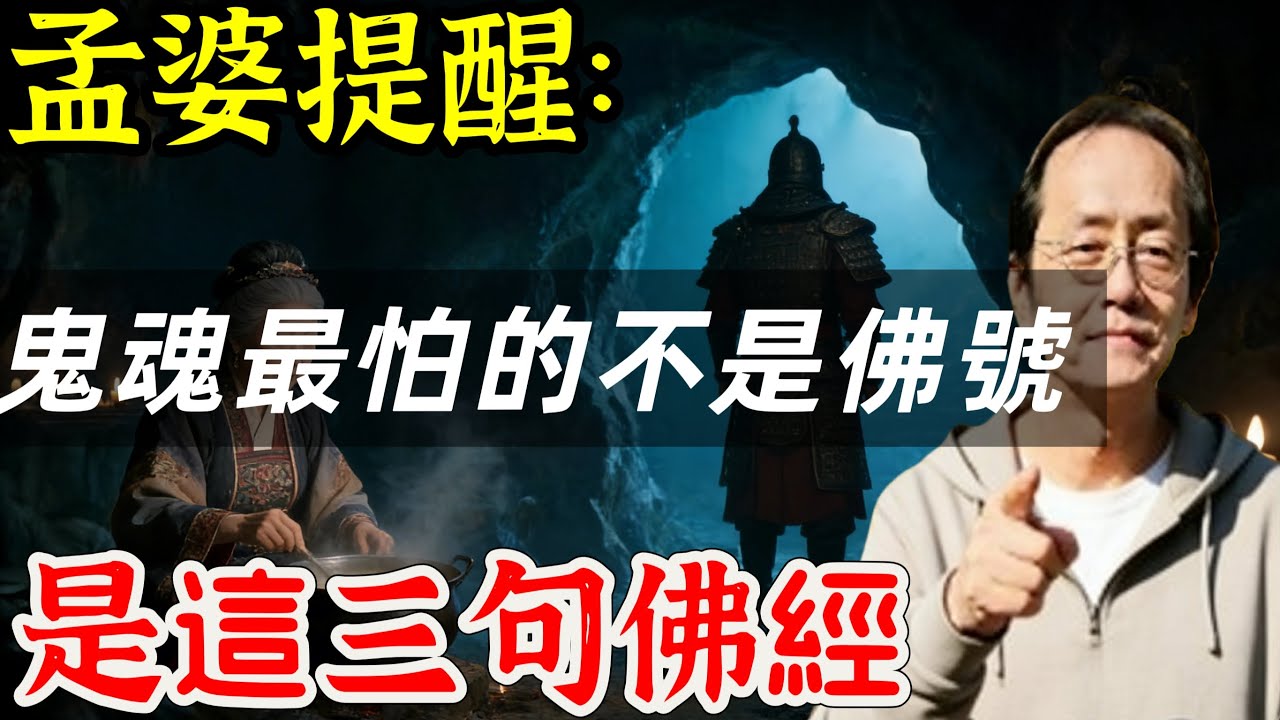 孟婆提醒：鬼魂最怕的不是“佛號”，而是「這3句佛經」！