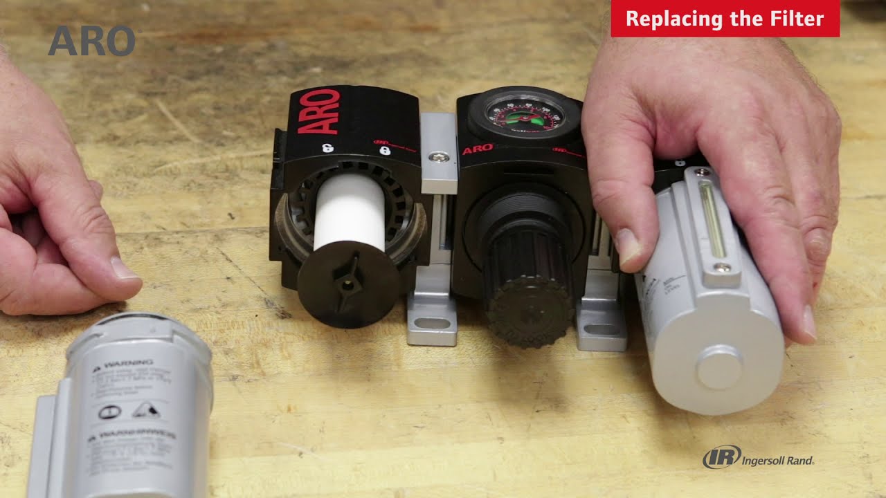 ARO FRL Units:  Helpful Tutorial on the Basics of Filter Maintenance