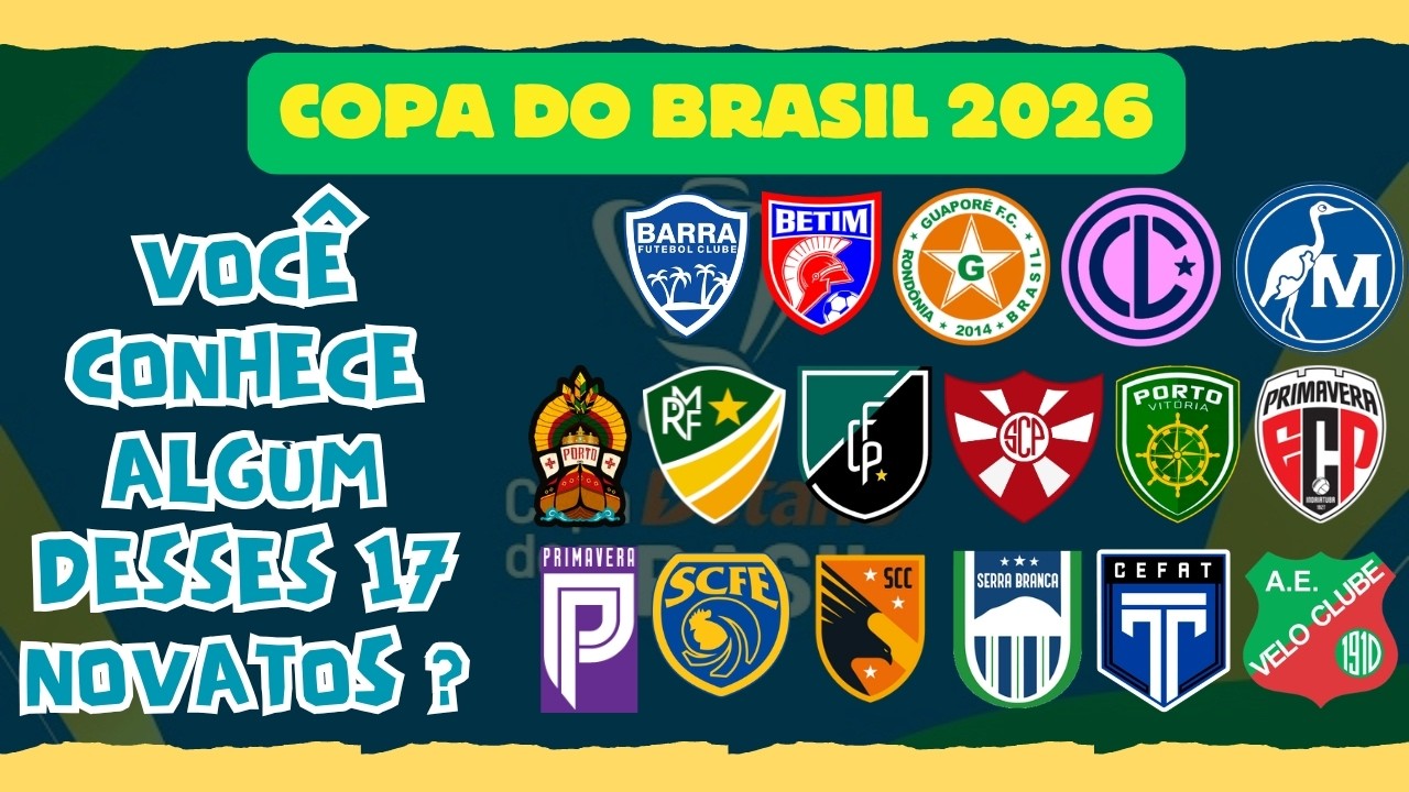 Confira os Estreantes na Copa do Brasil!!