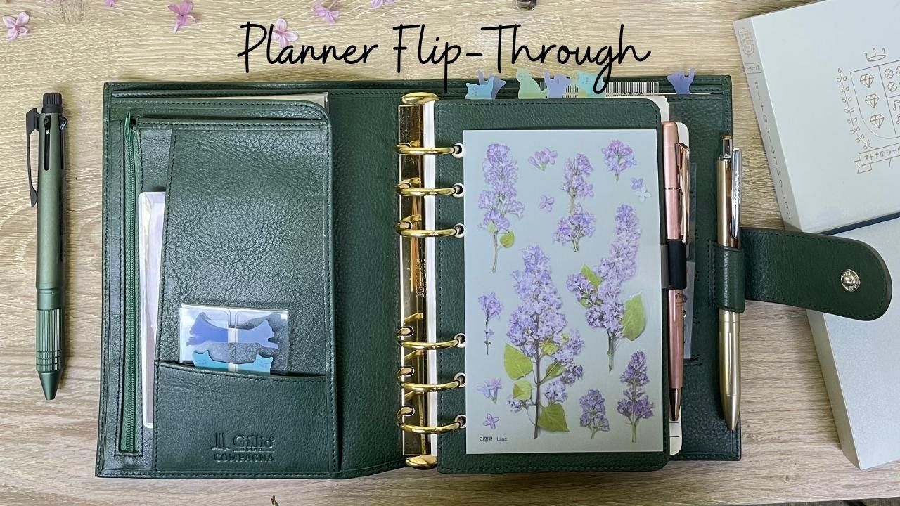Planner Flip Through (Gillio Personal XL Epoca Green)