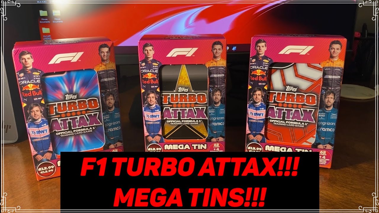 Topps F1 TURBO ATTAX 2022 MEGA TINS