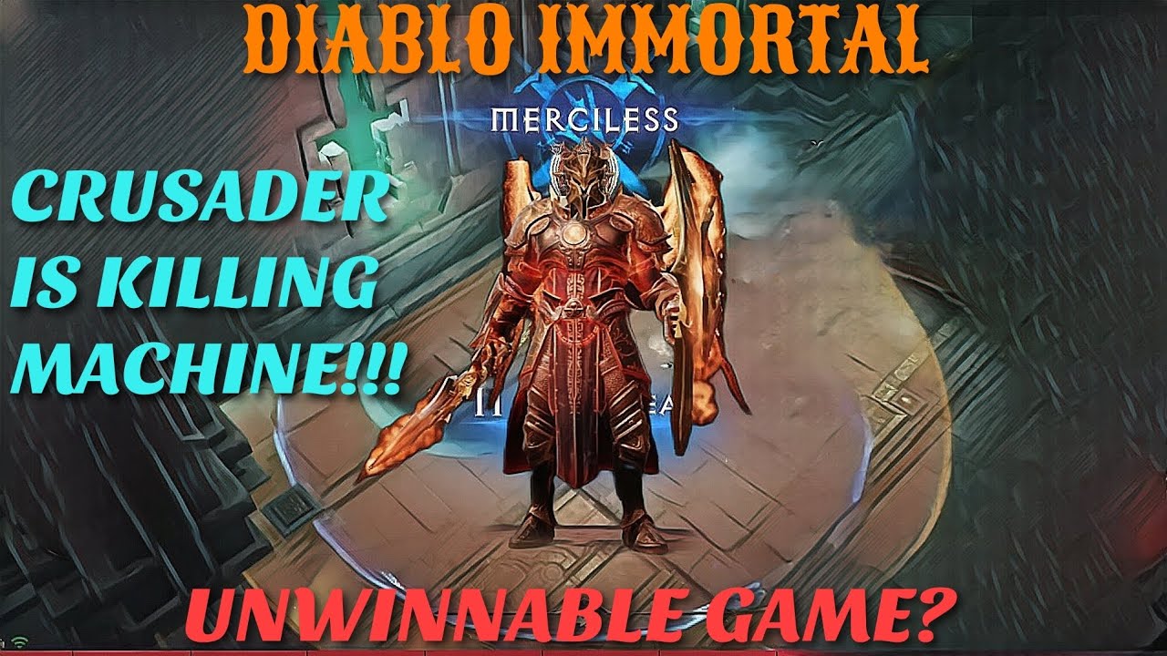 BEAST CRUSADER 18 KILL STREAK - PvP - BATTLEGROUND - DIABLO IMMORTAL