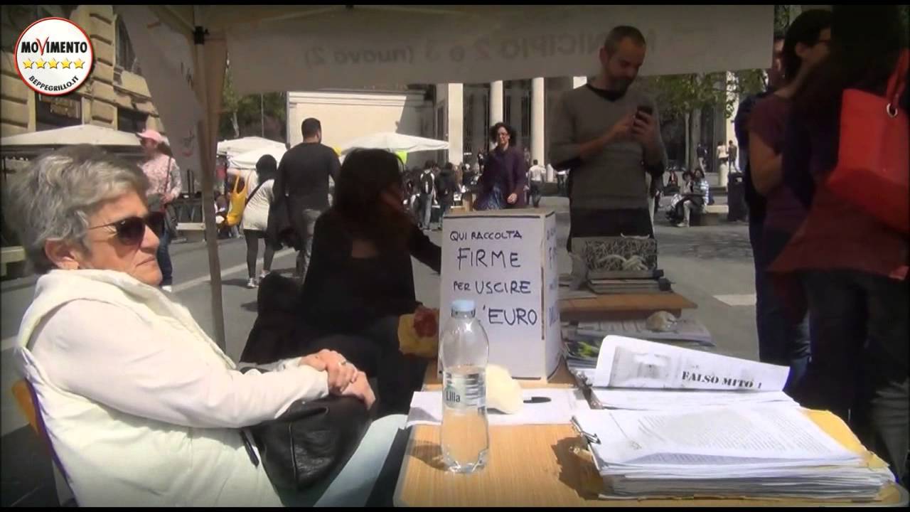 M5SROMA, RAFFAELE SCHETTINO IL 25 APRILE LIBERIAMOCI DALLA DITTATURA DELL'EURO