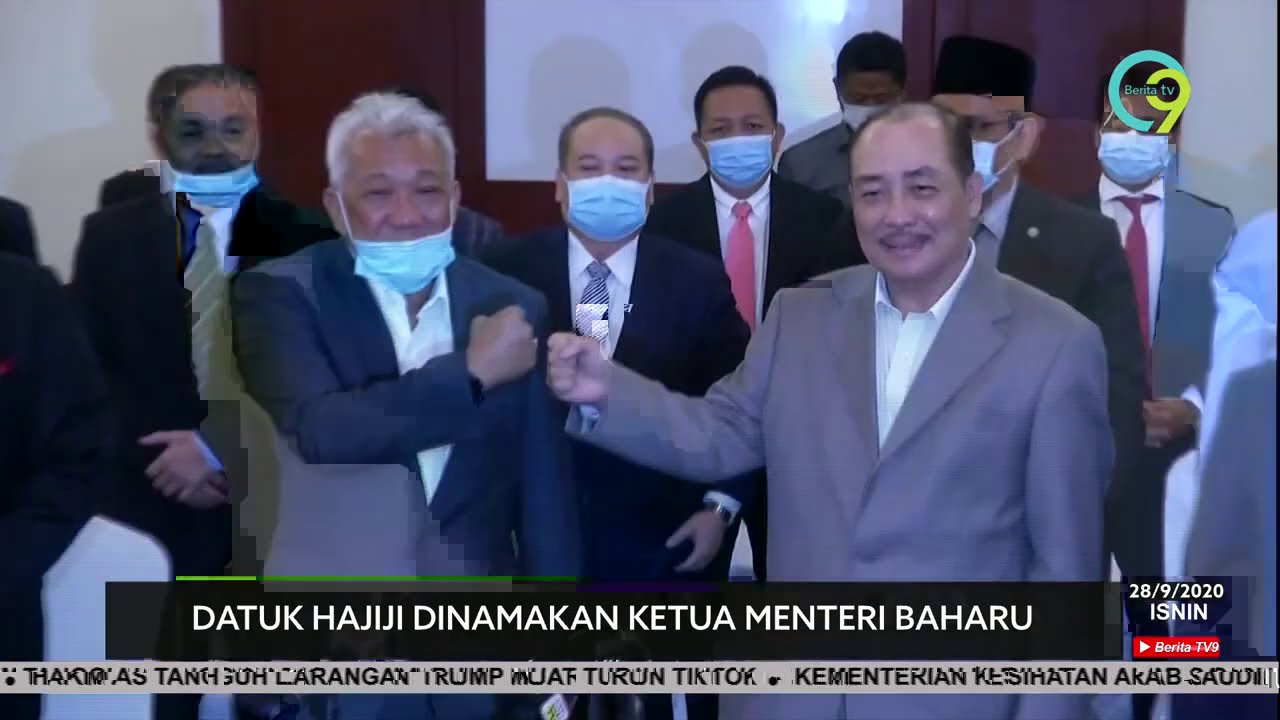 Datuk Hajiji Dinamakan Ketua Menteri Baharu
