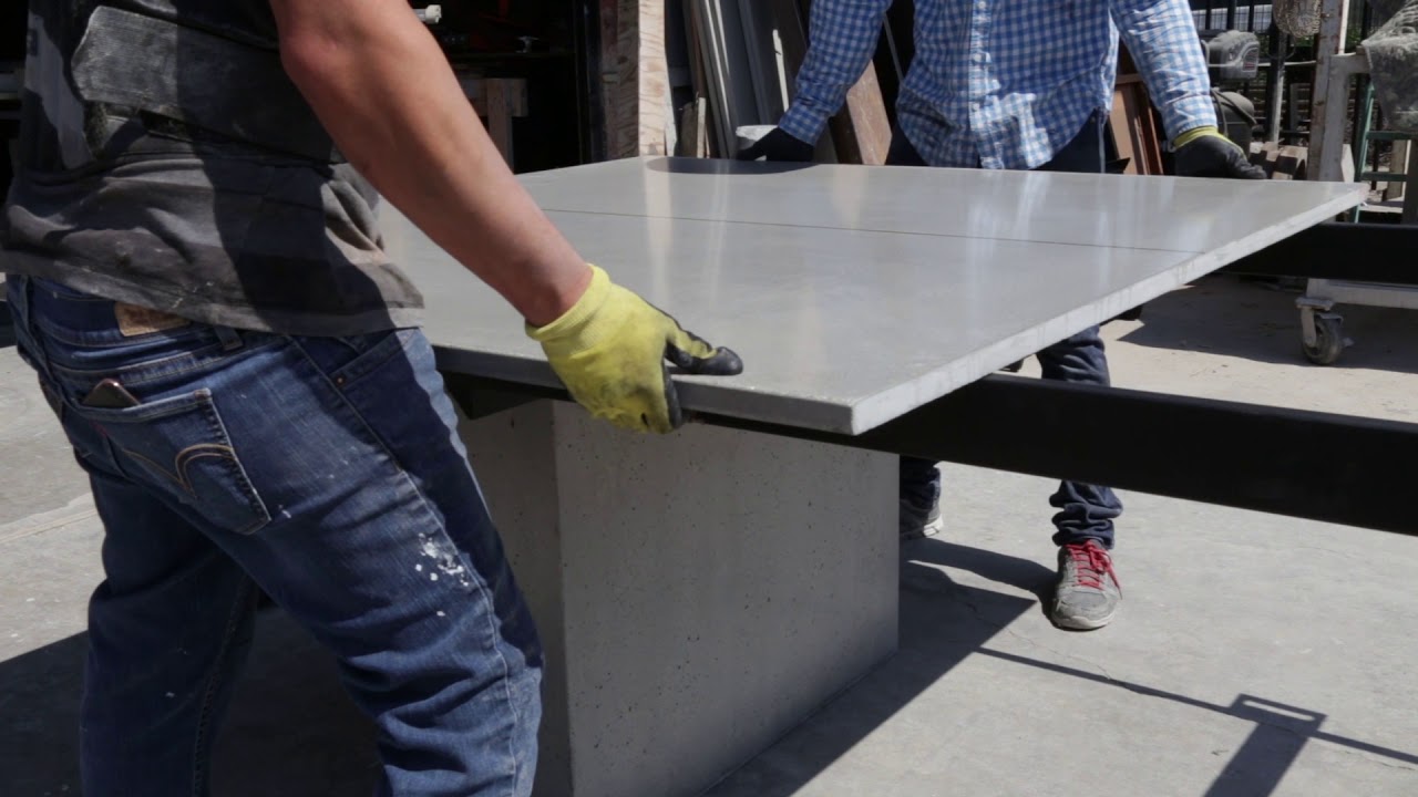 James de Wulf Ping Pong Table installation
