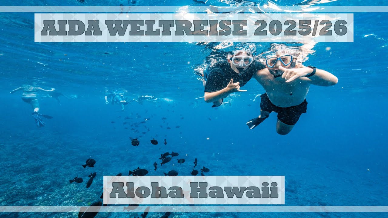 Aloha Hawaii ⛱️😎 AIDA Weltreise 2025/26 🚢
