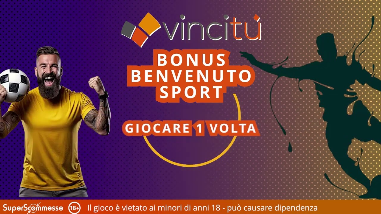 VINCITU BONUS SCOMMESSE: fino a 500€ di bonus benvenuto VINCITU per un nuovo conto gioco