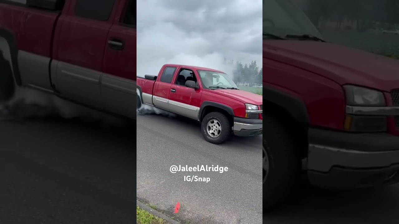 Rowdy burnout truck makes clouds 🤙🏼. 