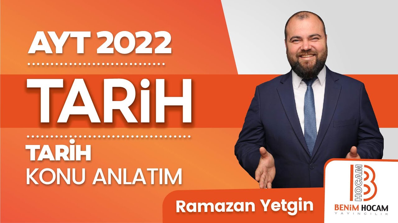 37)Ramazan YETGİN - Osmanlı Medeniyeti Kültür ve Medeniyet - IV (AYT-Tarih)2022