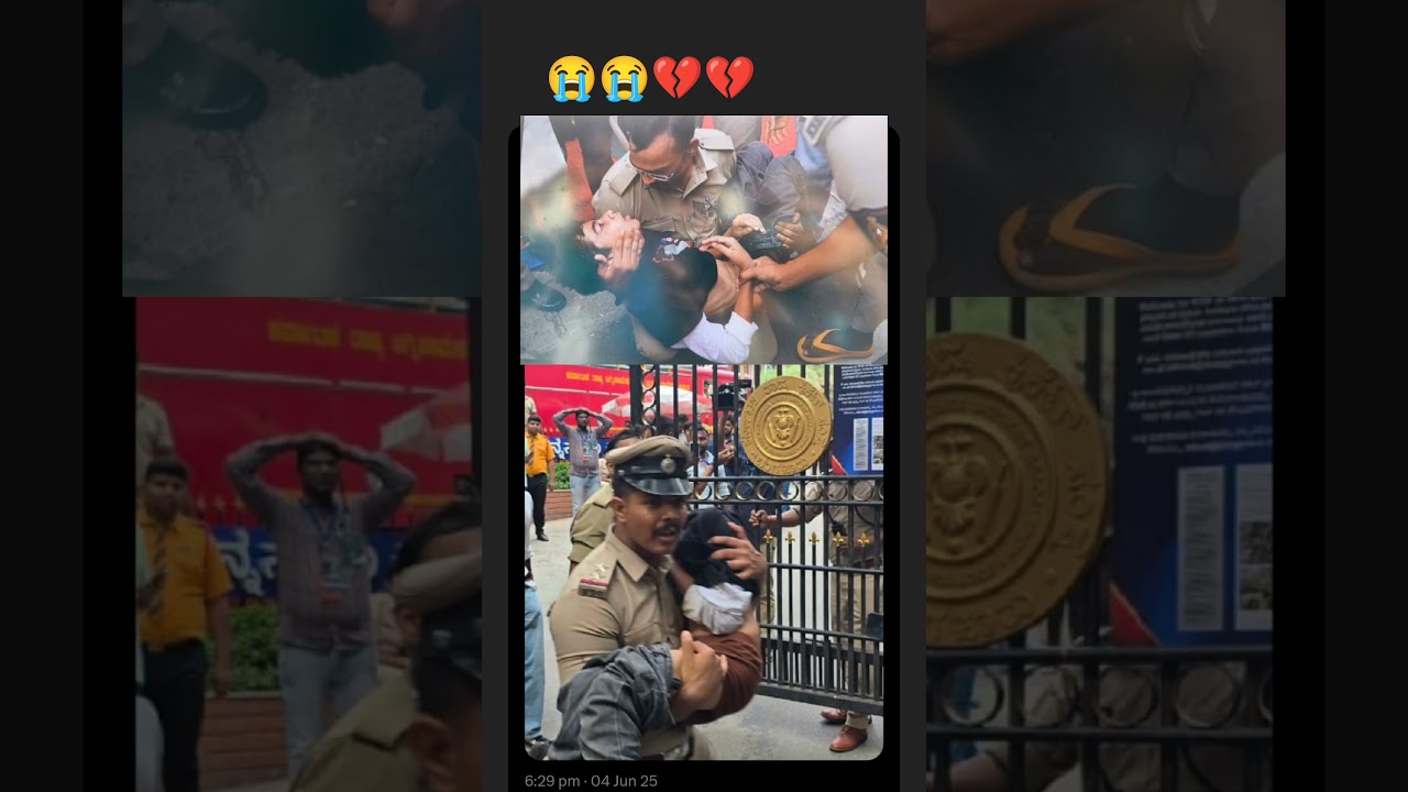Heartbroken by the tragic stampede during the RCB victory parade ,8+ deaths😭#rcb#virat#stampade