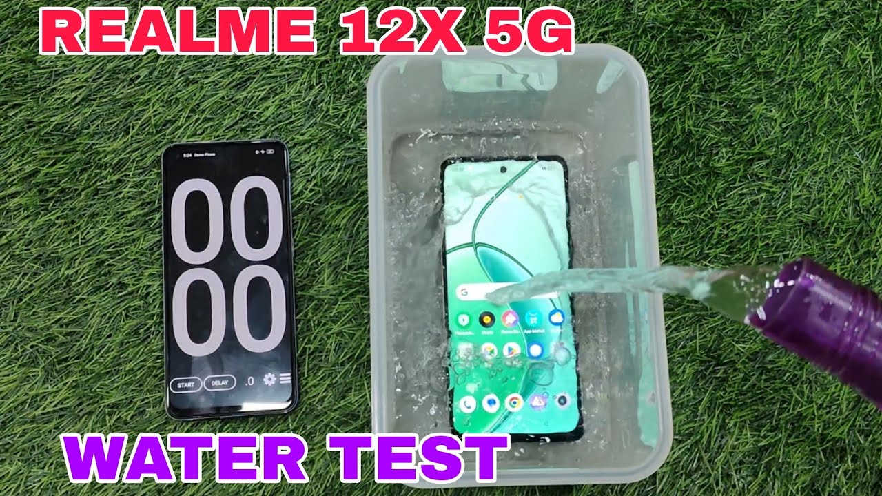 REALME 12X 5G WATER TEST