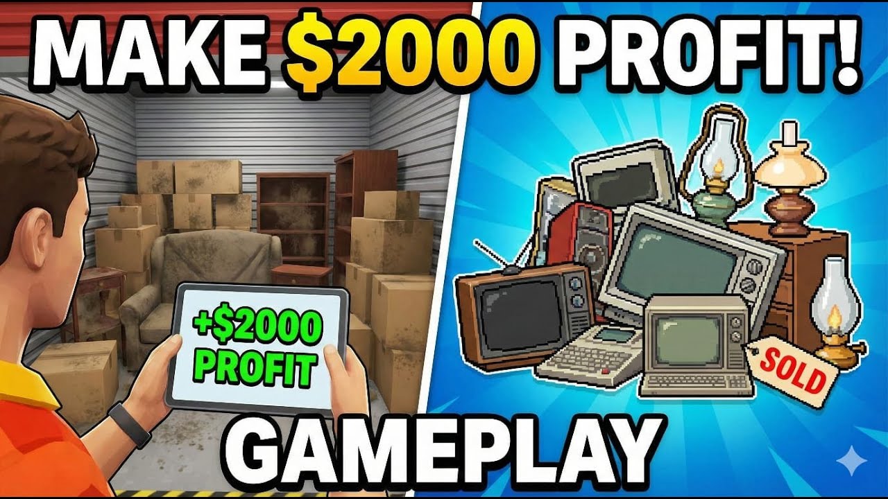 FINALLY EARNED 2000 $ 🤑PROFIT !! STORAGE HUNTERS ! EP-4