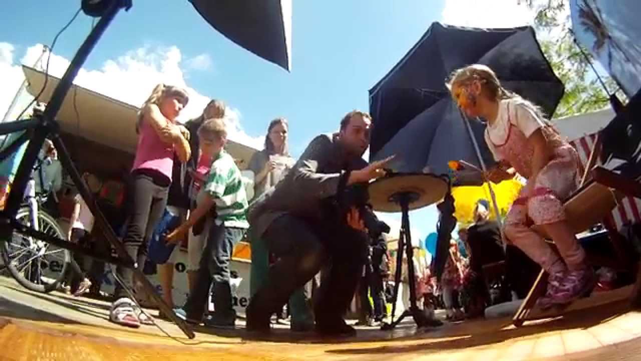 Fotoaktion zum Stadtteilfest in Berlin-Karow 2014