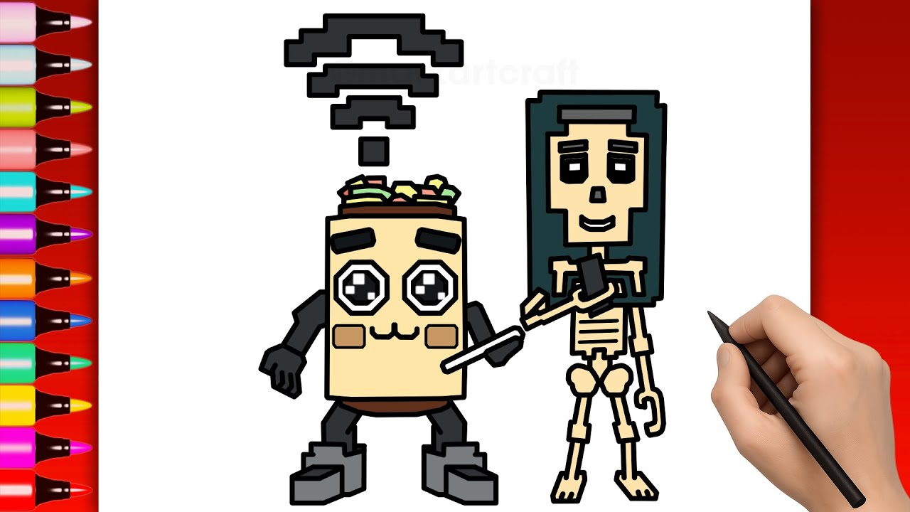 How to Draw LOS MOBILIS  | Steal a Brainrot | ROBLOX