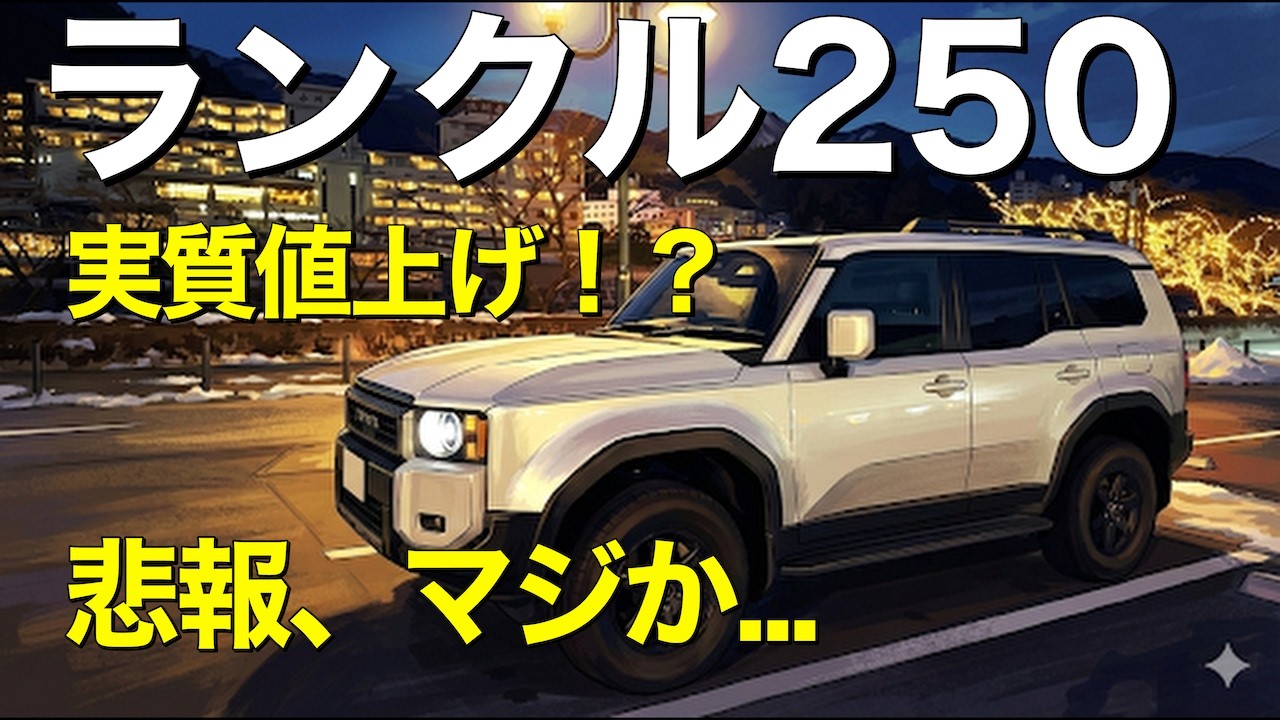 【悲報】ランクル250が実質値上げ!? 2026年4月の一部改良で何が変わるのか徹底解説！